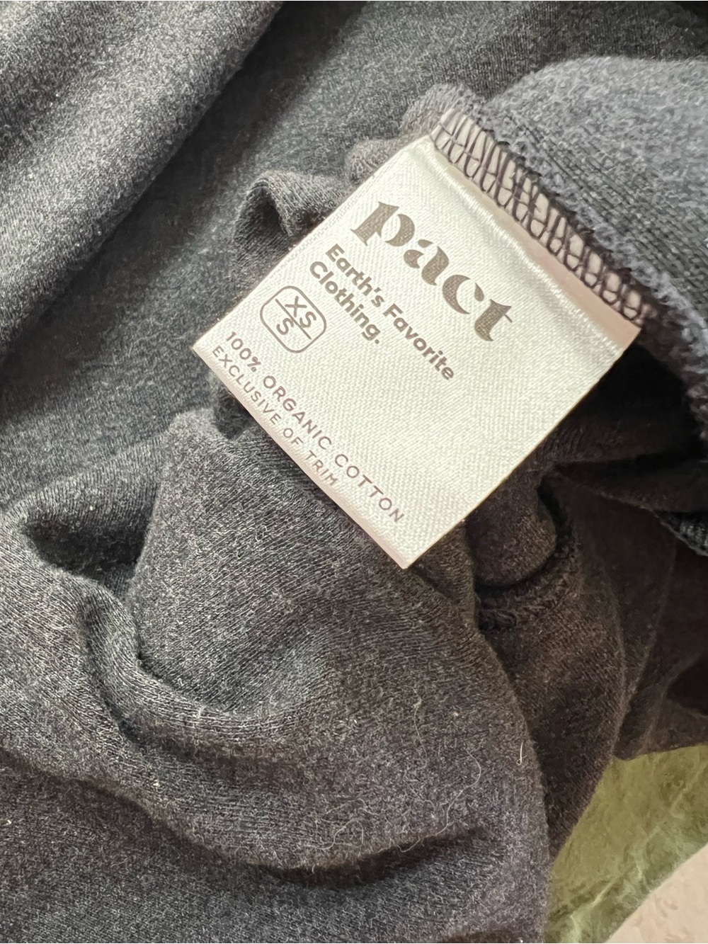 ‼️NWOT: Pact Organic Grey Cardigan Sweater - XS/S - Picture 5 of 5